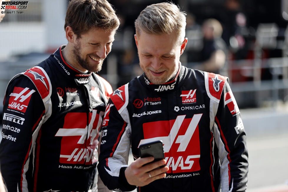 Romain Grosjean und Kevin Magnussen (Haas)