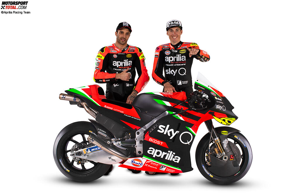 Andrea Iannone und Aleix Espargaro (Aprilia)