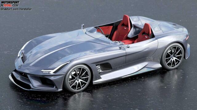 Mercedes-AMG Silver Echo Fan Rendering