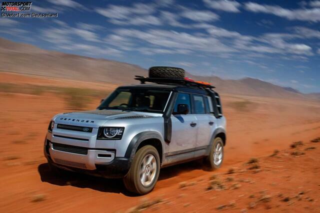 Land Rover Defender (2020) auf Testfahrt in Namibia