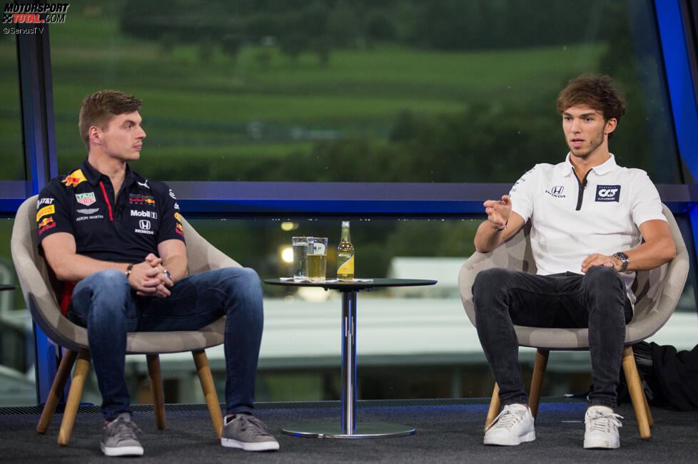 Max Verstappen (Red Bull) und Pierre Gasly (AlphaTauri) 