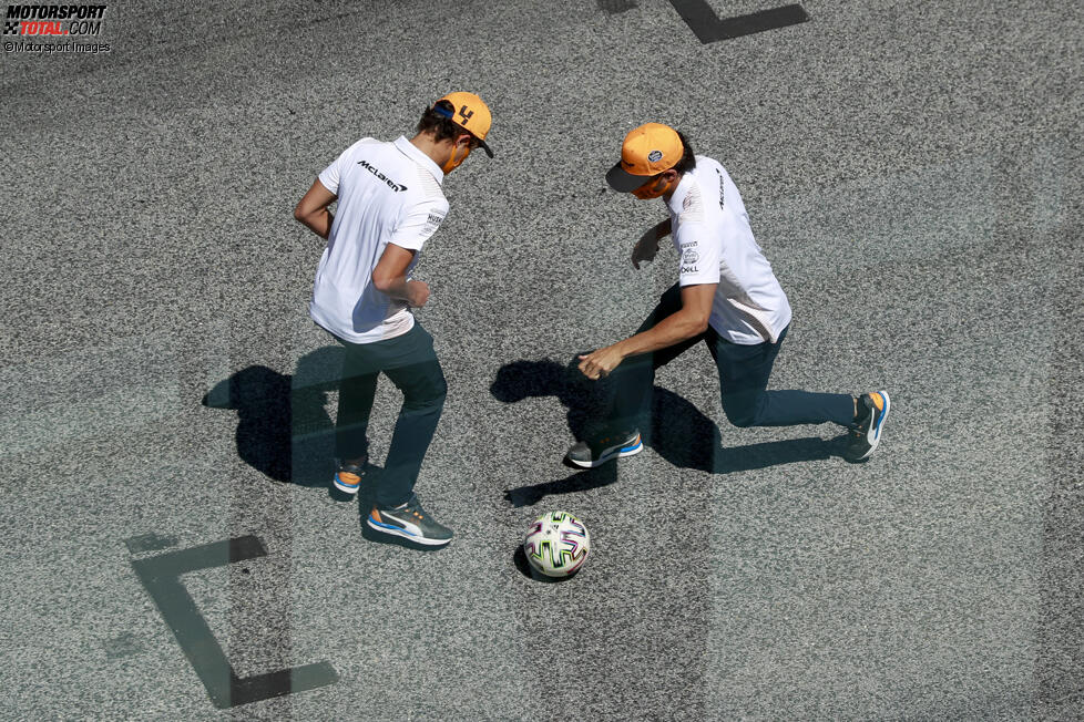 Lando Norris (McLaren) und Carlos Sainz (McLaren) 
