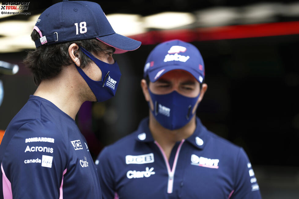 Lance Stroll (Racing Point) und Sergio Perez (Racing Point) 