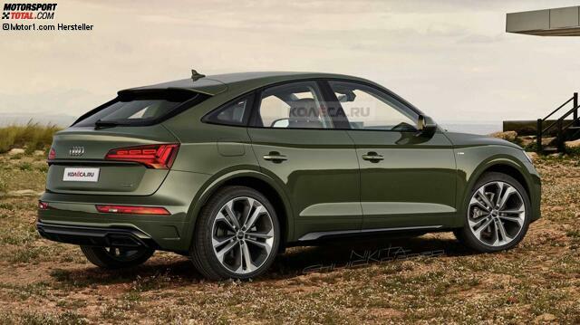 2021 Audi Q5 Sportback Rendering basierend auf 2021 Q5 Facelift