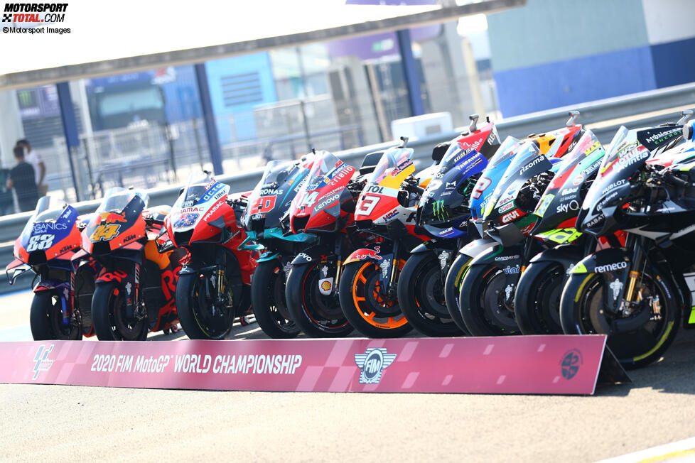 Die MotoGP Bikes 2020