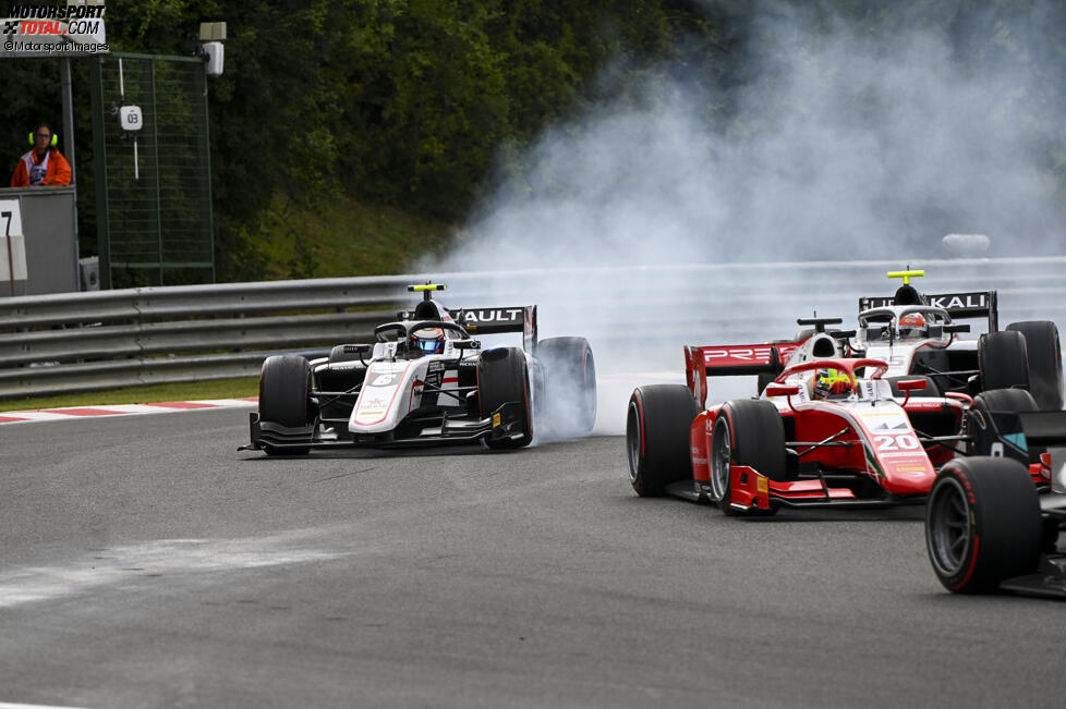 Mick Schumacher (Prema) und Christian Lundgaard (ART) 