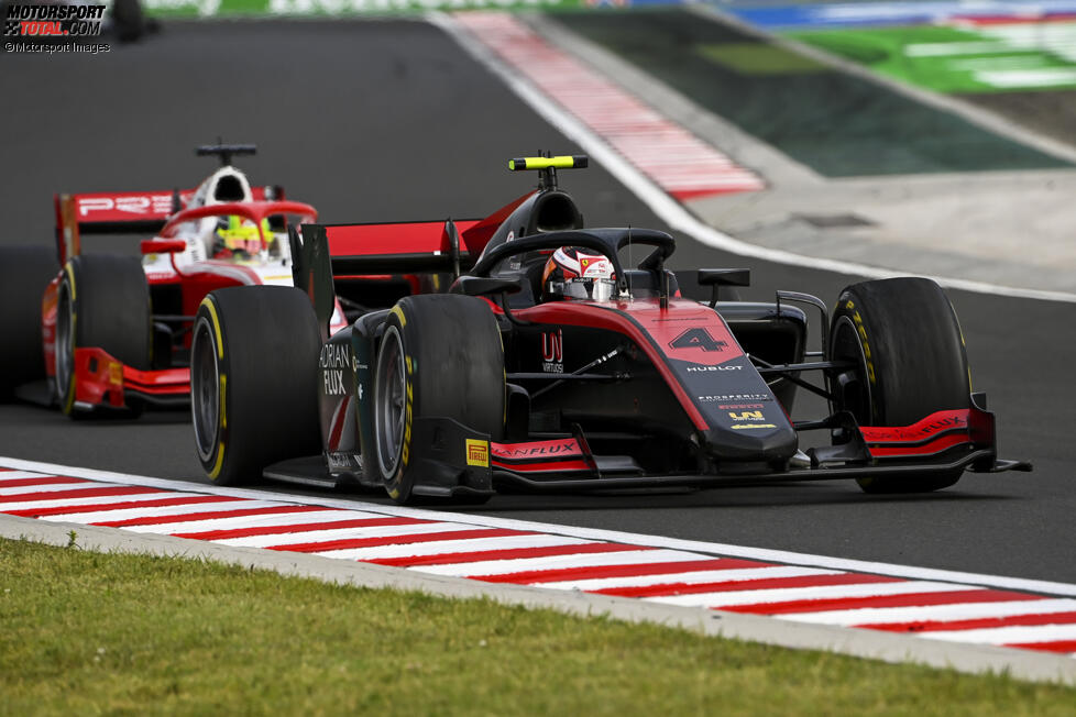 Callum Ilott (Virtuosi) und Mick Schumacher (Prema) 