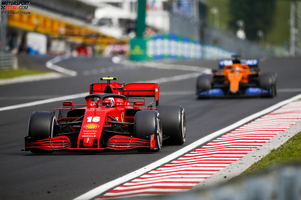Charles Leclerc (Ferrari) und Carlos Sainz (McLaren) 
