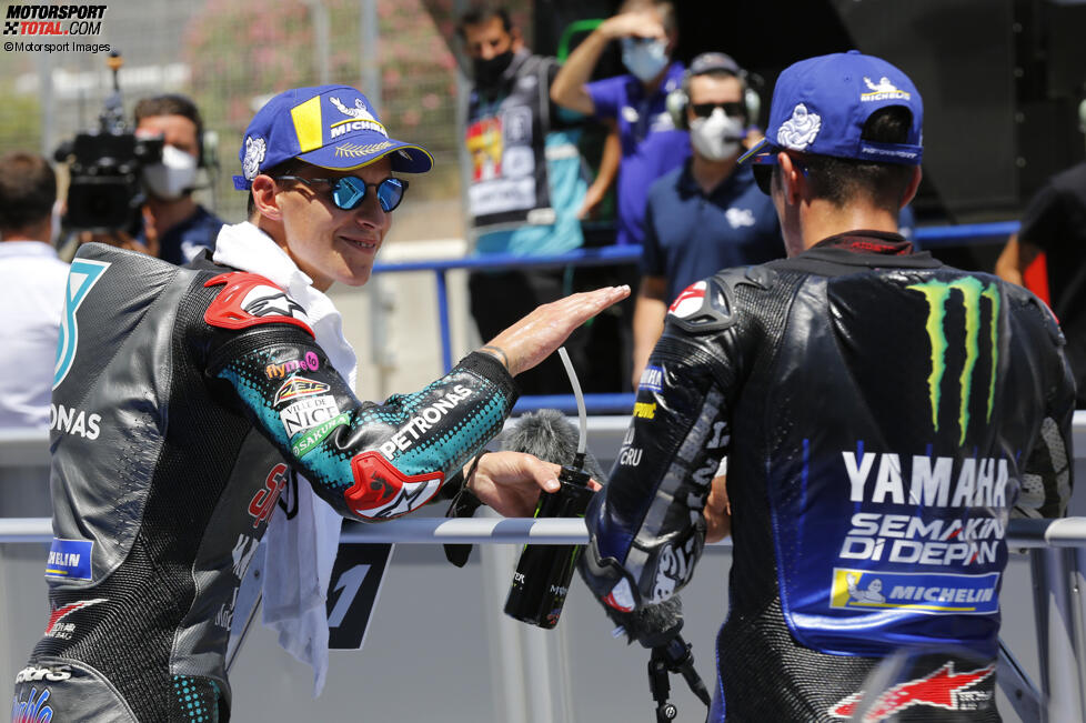 Fabio Quartararo und Maverick Vinales 