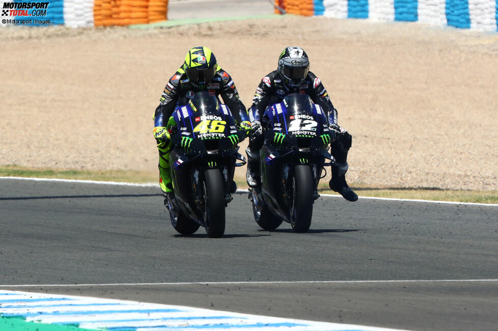 Valentino Rossi und Maverick Vinales 