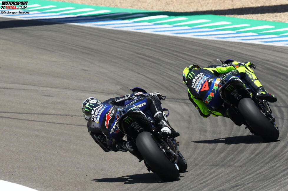 Maverick Vinales und Valentino Rossi 