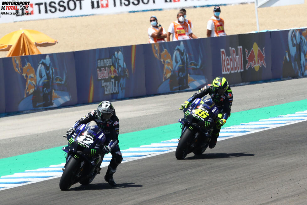 Maverick Vinales und Valentino Rossi 