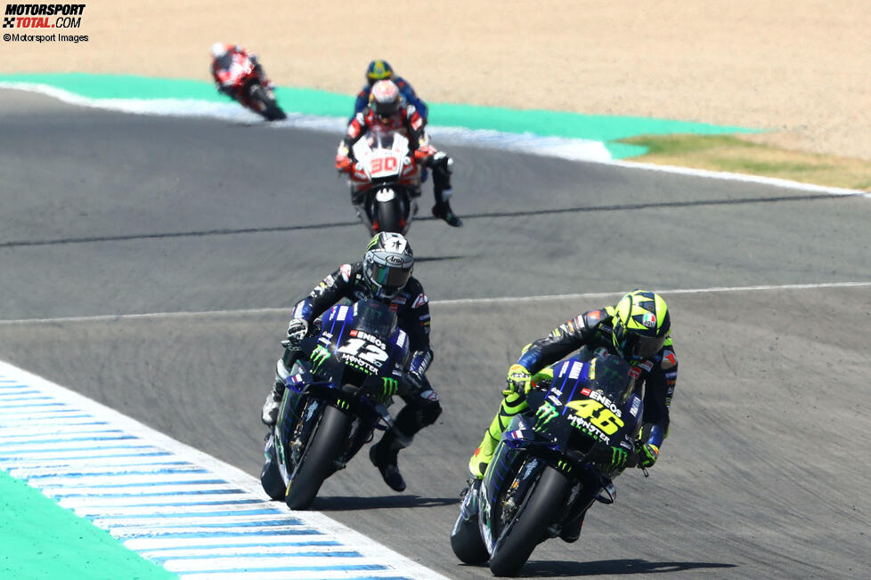 Maverick Vinales und Valentino Rossi 