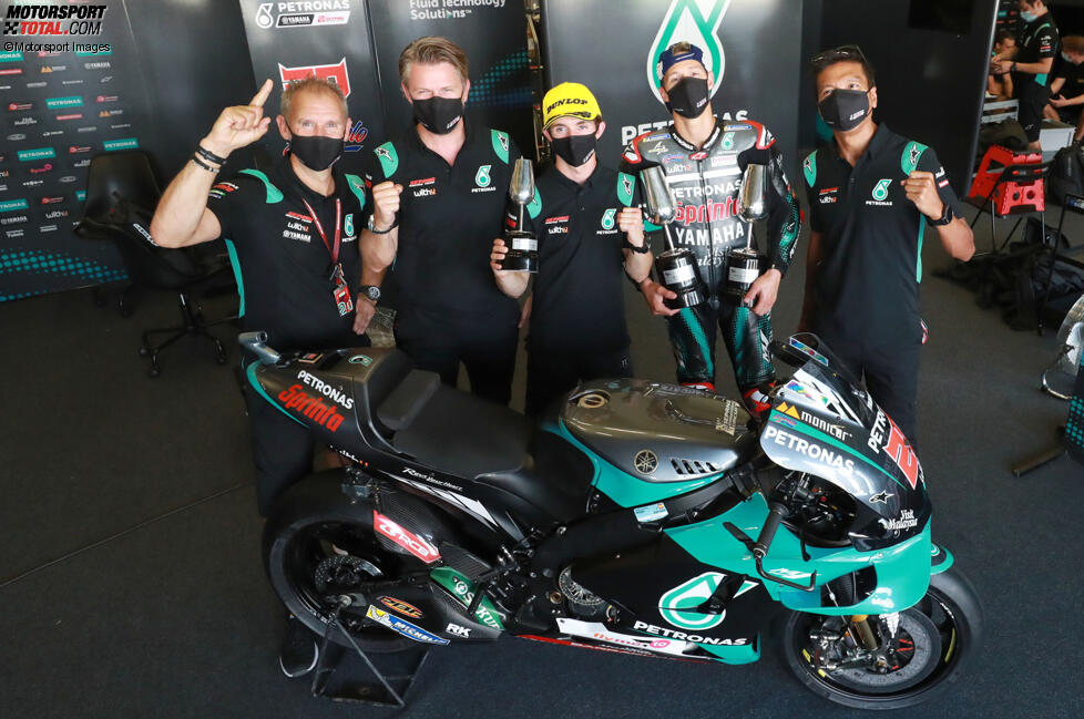 John McPhee (Petronas Sprinta) und Fabio Quartararo (Petronas) 