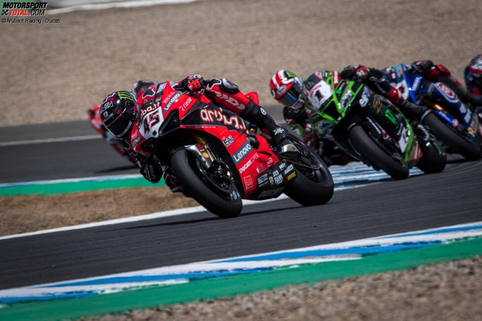 Scott Redding vor Jonathan Rea