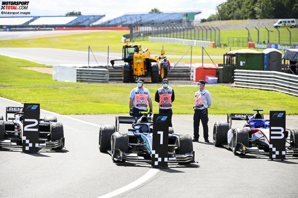 Christian Lundgaard, Daniel Ticktum und Louis Deletraz 