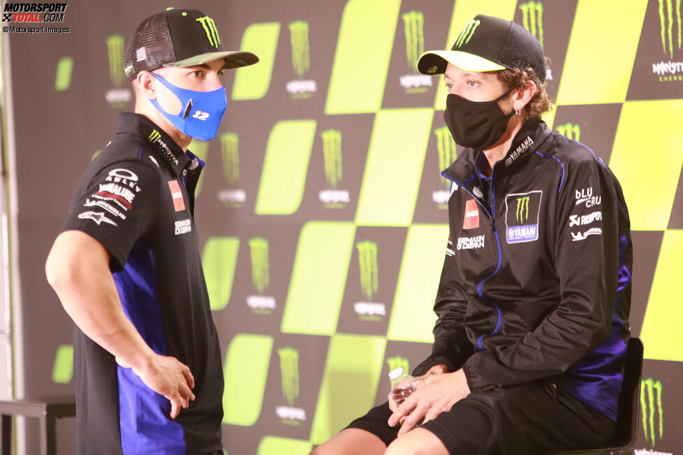 MMaverick Vinales und Valentino Rossi 