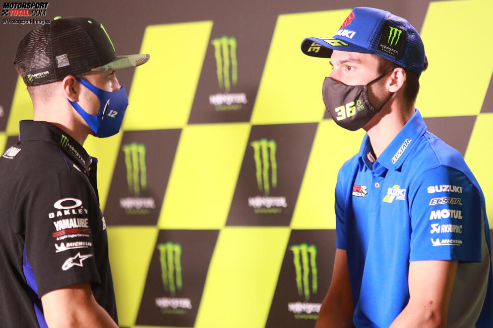 Maverick Vinales (Yamaha) und Joan Mir (Suzuki) 