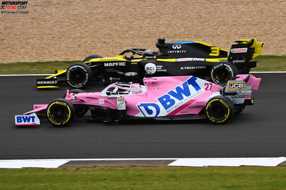 Nico Hülkenberg (Racing Point) und Daniel Ricciardo (Renault) 