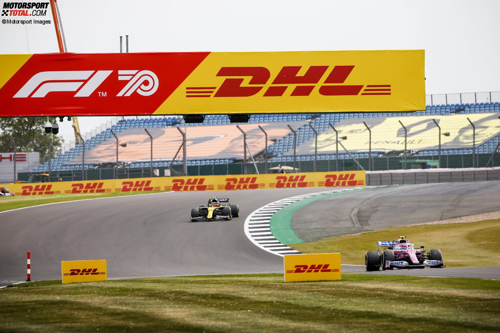 Lance Stroll (Racing Point) und Esteban Ocon (Renault) 