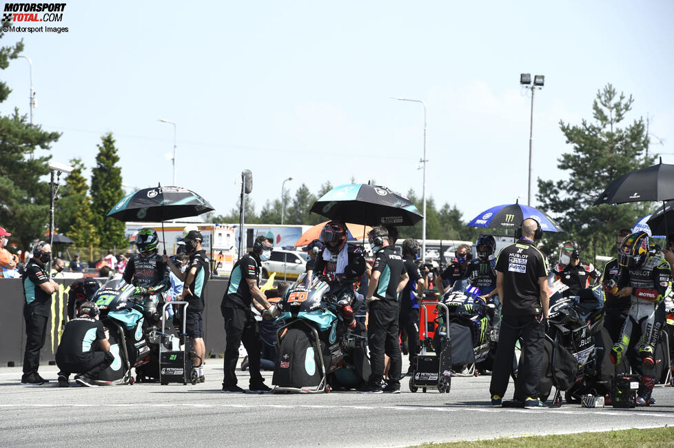 Fabio Quartararo (Petronas) und Franco Morbidelli (Petronas) 