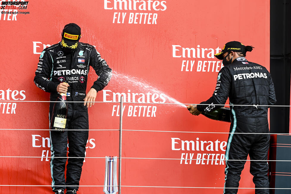 Lewis Hamilton (Mercedes) und Valtteri Bottas (Mercedes) 