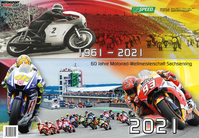 Kalender 2021 &quot;60 Jahre Motorrad-WM Sachsenring&quot;