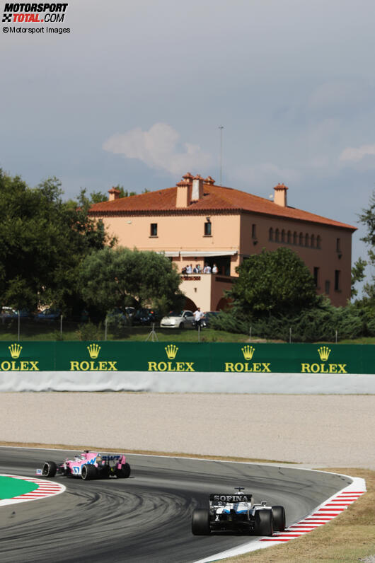 Sergio Perez und George Russell (Williams) 