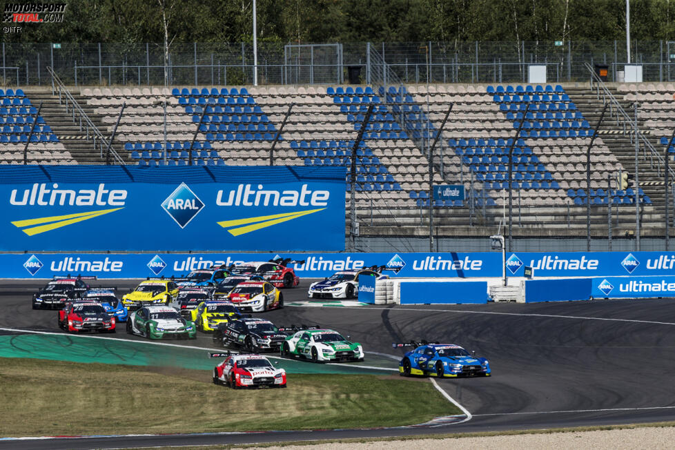 Robin Frijns (Abt-Audi), Ferdinand Habsburg (WRT ) und Marco Wittmann (RMG-BMW) 