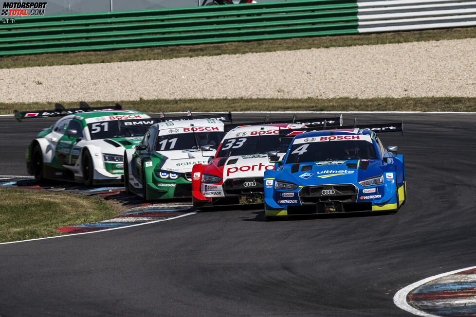 Robin Frijns (Abt-Audi) und Marco Wittmann (RMG-BMW) 