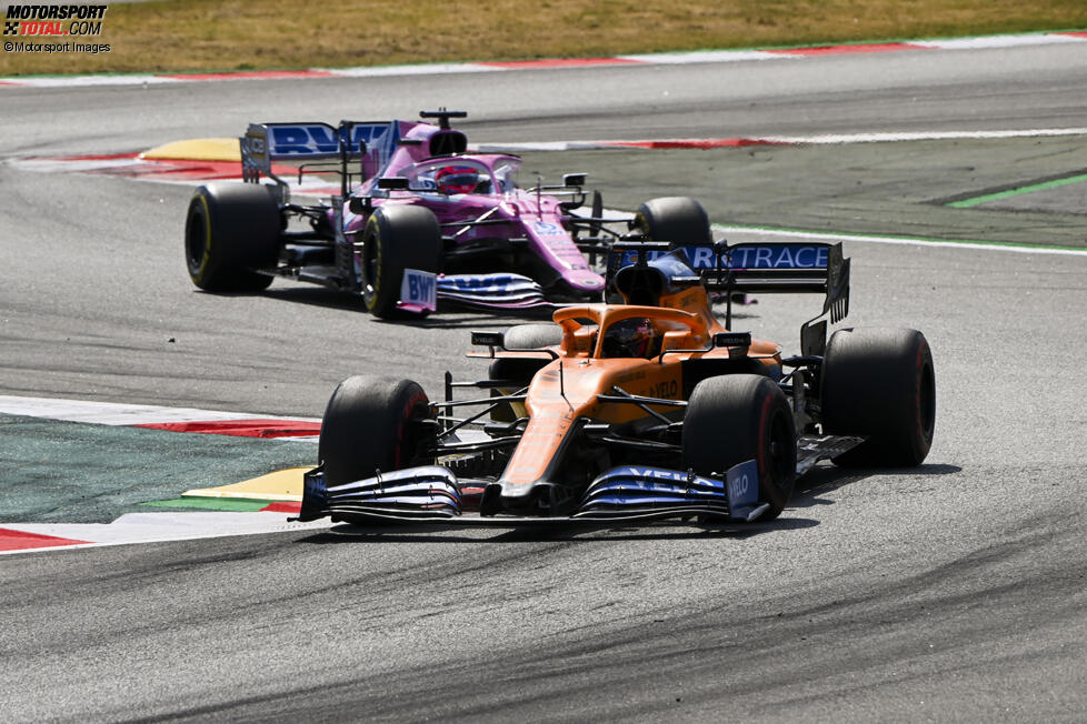 Carlos Sainz (McLaren) und Sergio Perez 