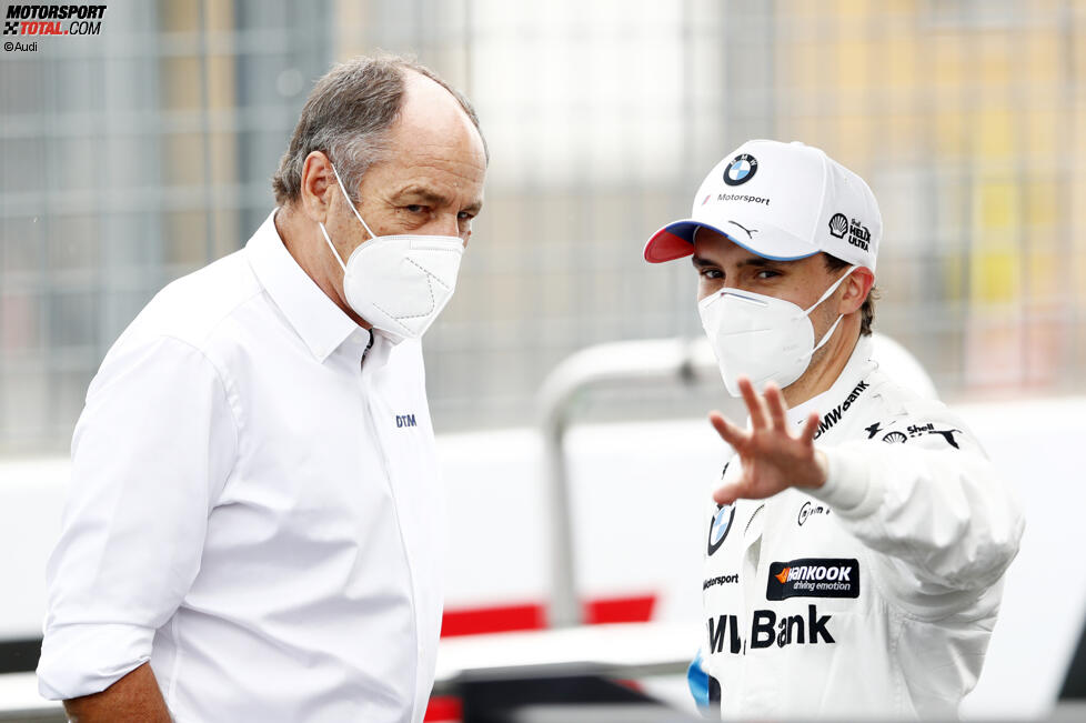 Gerhard Berger und Lucas Auer (RMG-BMW) 