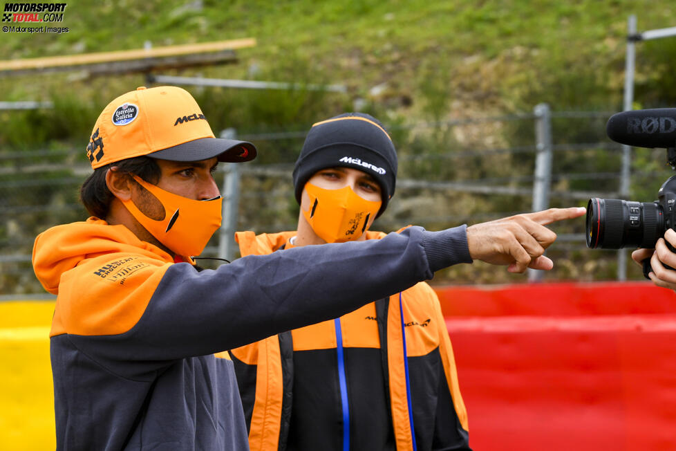 Carlos Sainz (McLaren) und Lando Norris (McLaren) 