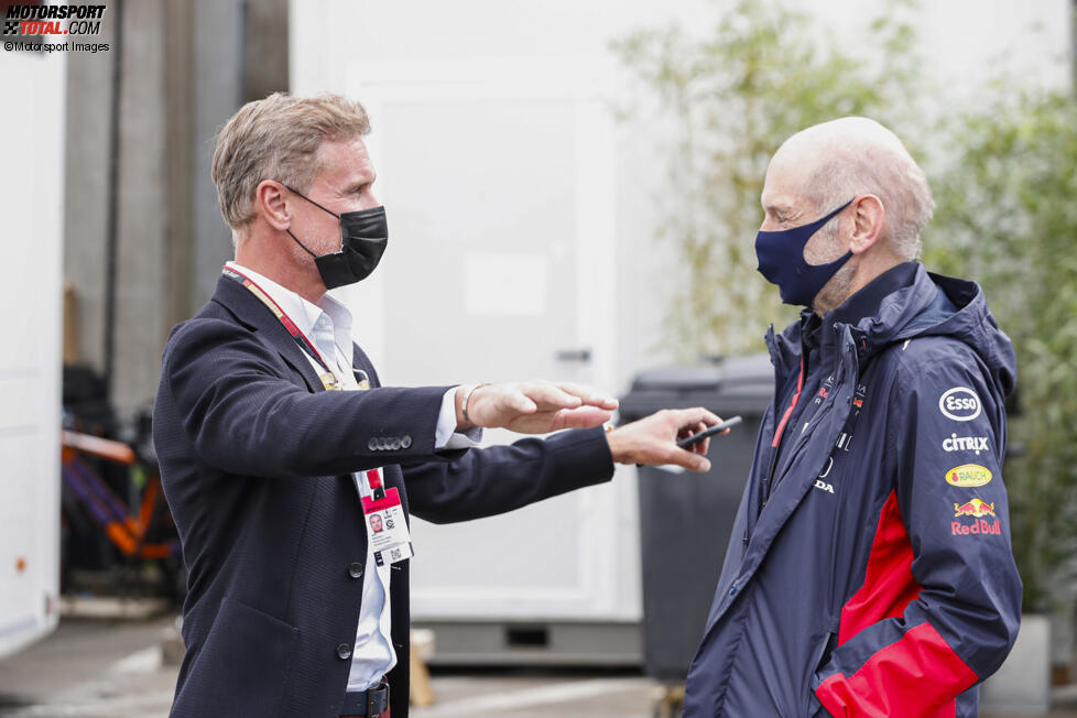 David Coulthard und Adrian Newey 