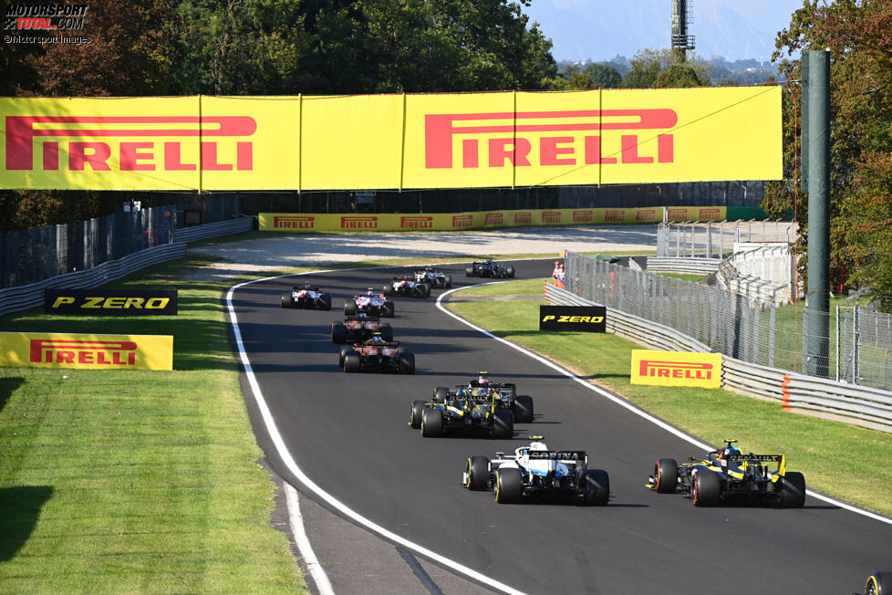 Esteban Ocon (Renault) und Nicholas Latifi (Williams) 