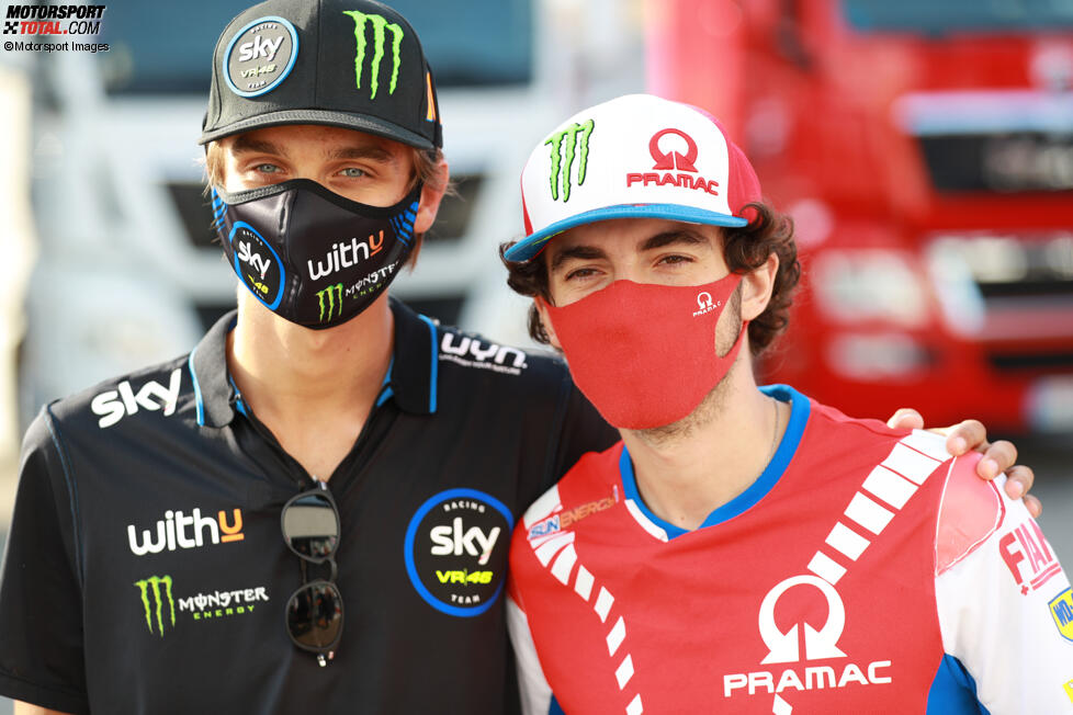 Luca Marini (VR46) und Francesco Bagnaia (Pramac) 