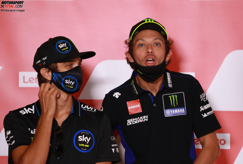 Luca Marini und Valentino Rossi 