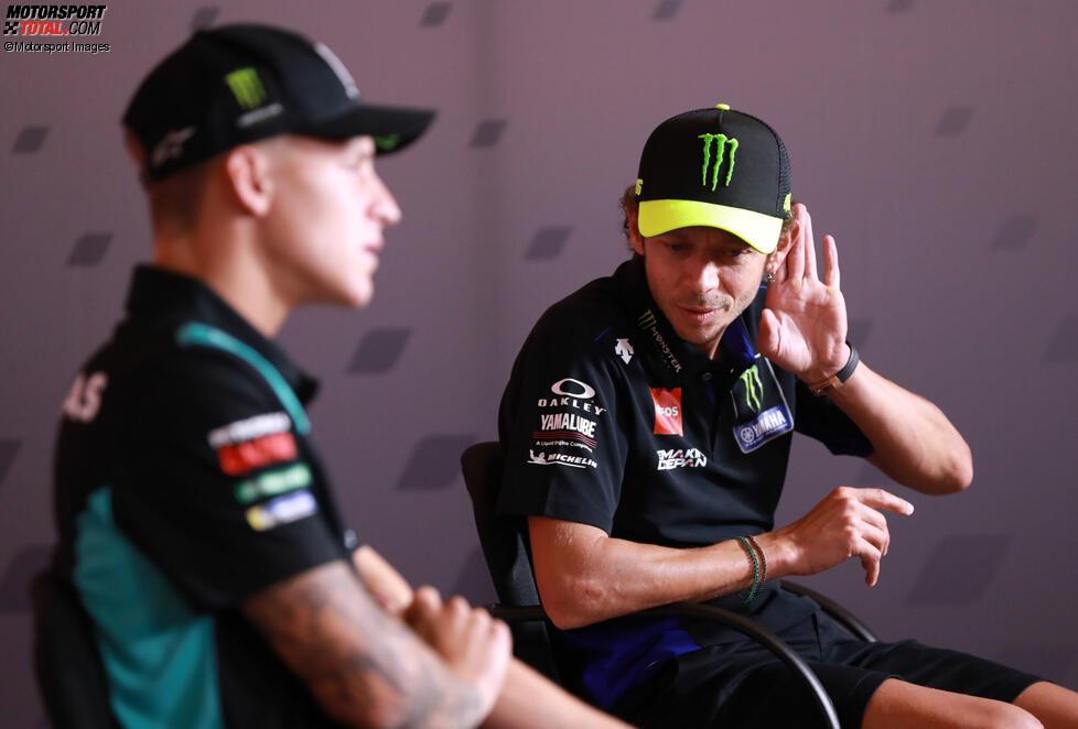 Fabio Quartararo und Valentino Rossi 