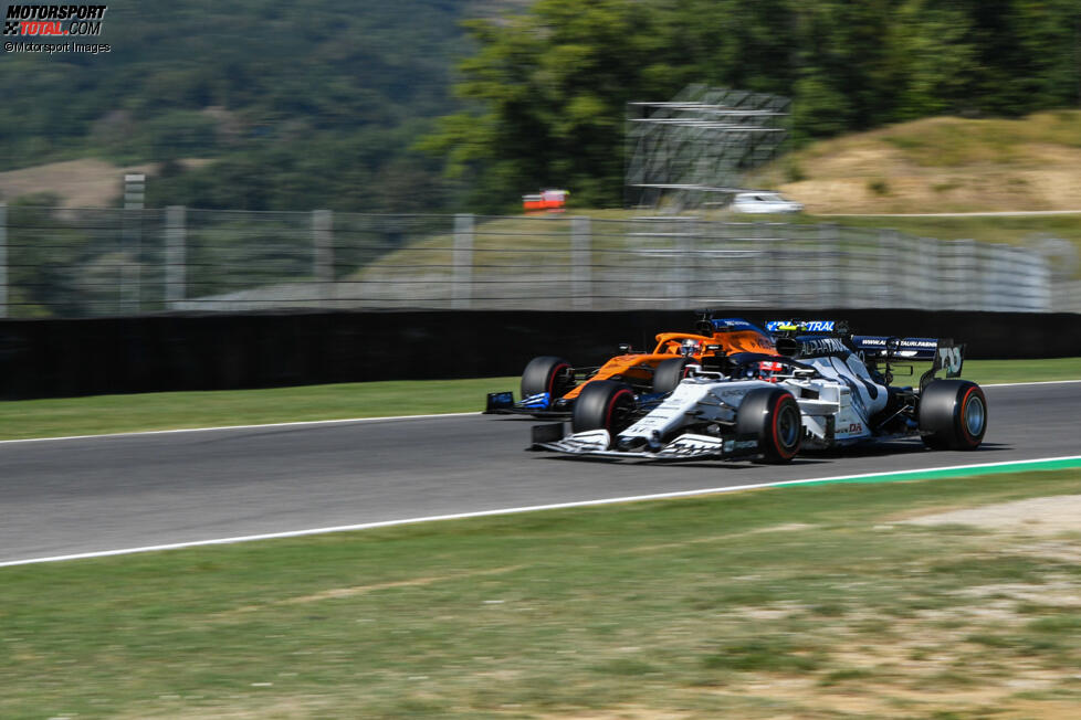 Pierre Gasly (AlphaTauri) und Carlos Sainz (McLaren) 