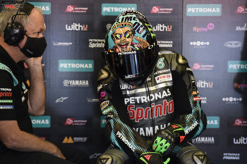 Franco Morbidelli mit seinem Misano-Helm