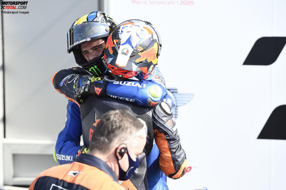 Joan Mir (Suzuki) und Pol Espargaro (KTM) 