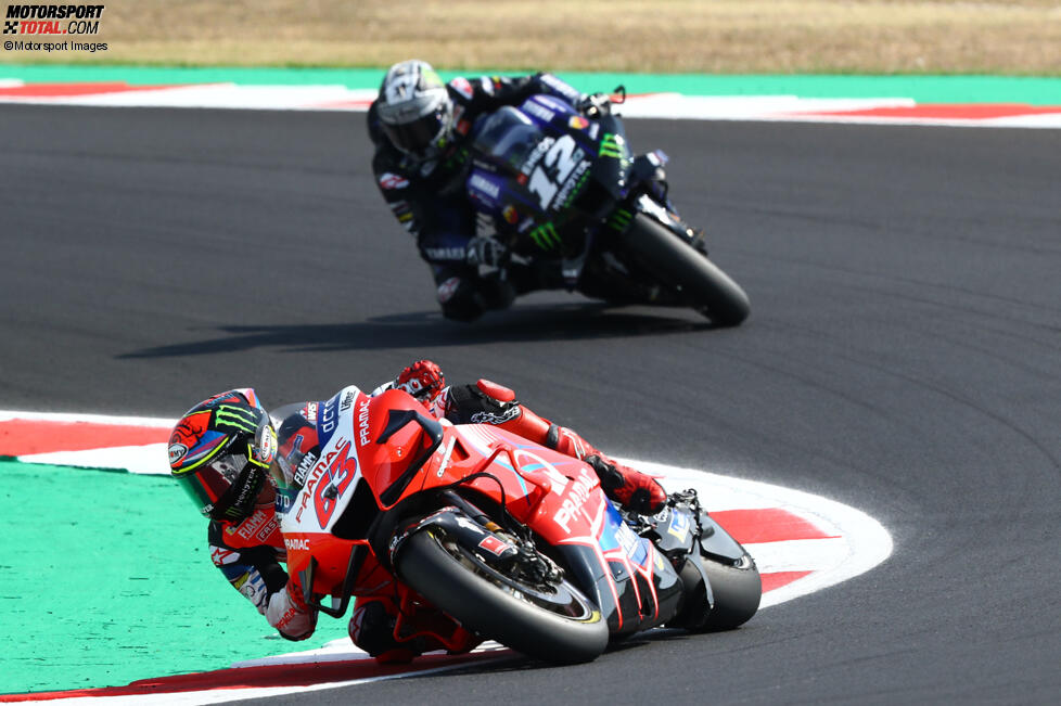 Francesco Bagnaia vor Maverick Vinales 