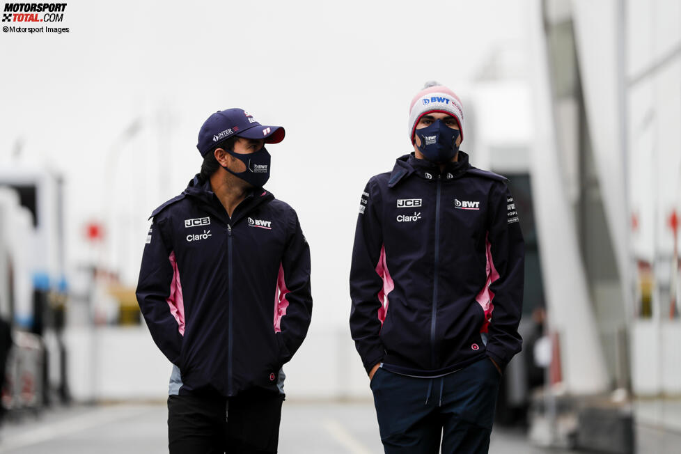 Sergio Perez (Racing Point) und Lance Stroll (Racing Point) 