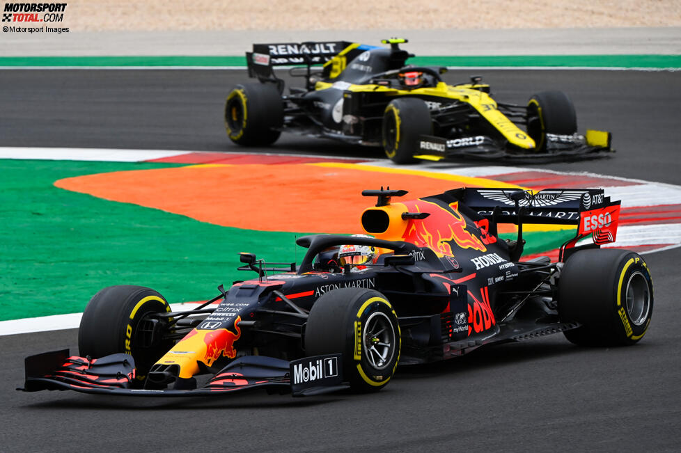 Max Verstappen (Red Bull) und Esteban Ocon (Renault) 