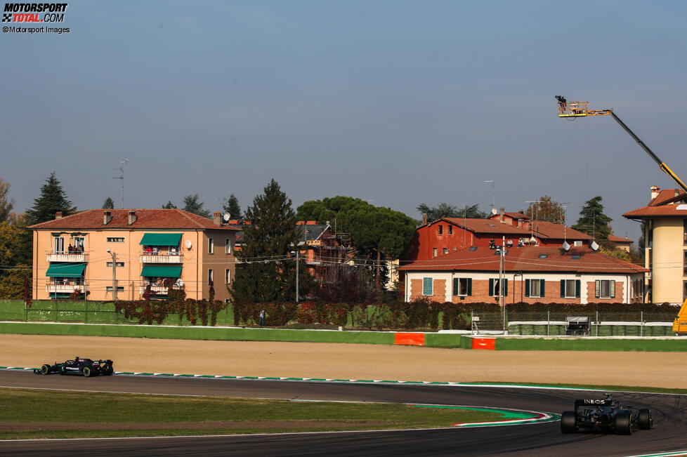 Lewis Hamilton (Mercedes) und Valtteri Bottas (Mercedes) 