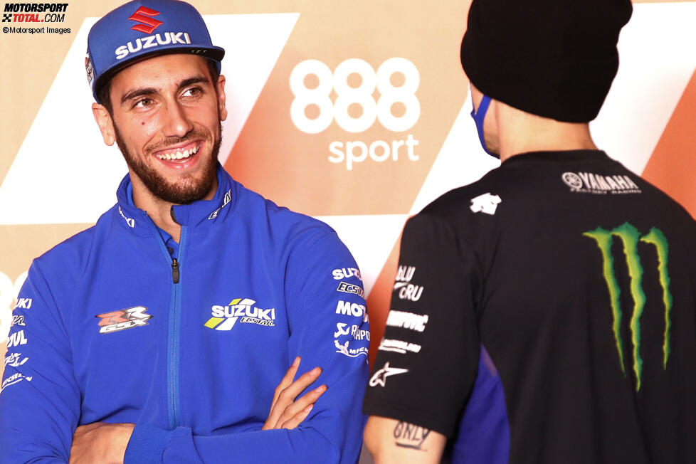 Alex Rins (Suzuki) und Maverick Vinales (Yamaha) 