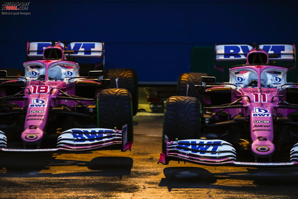 Lance Stroll (Racing Point) und Sergio Perez (Racing Point) 