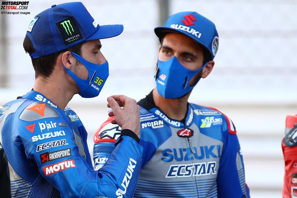 Joan Mir (Suzuki) und Alex Rins (Suzuki) 