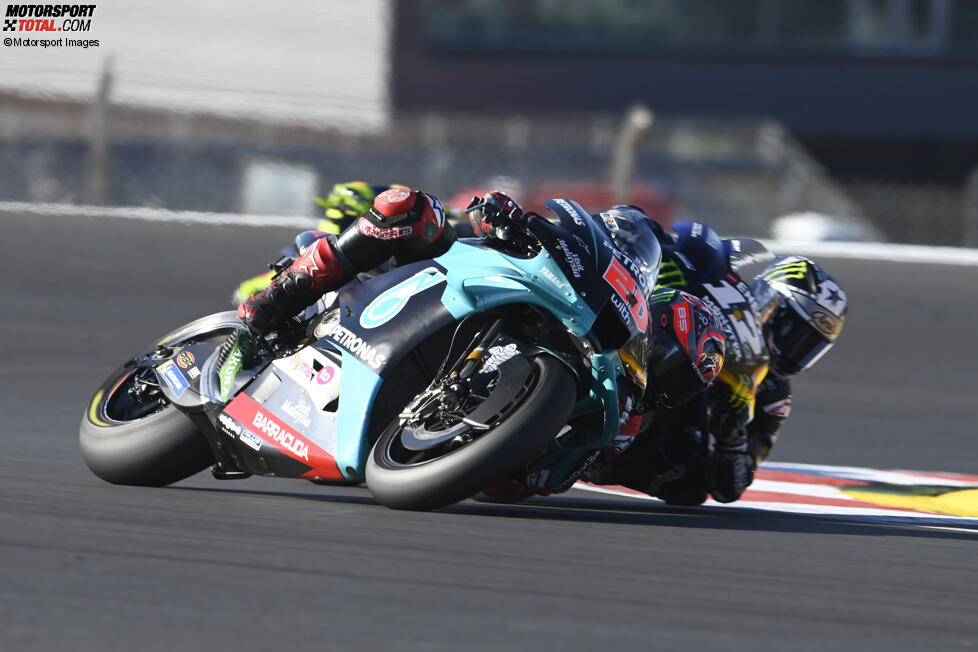 Fabio Quartararo (Petronas) und Maverick Vinales (Yamaha) 
