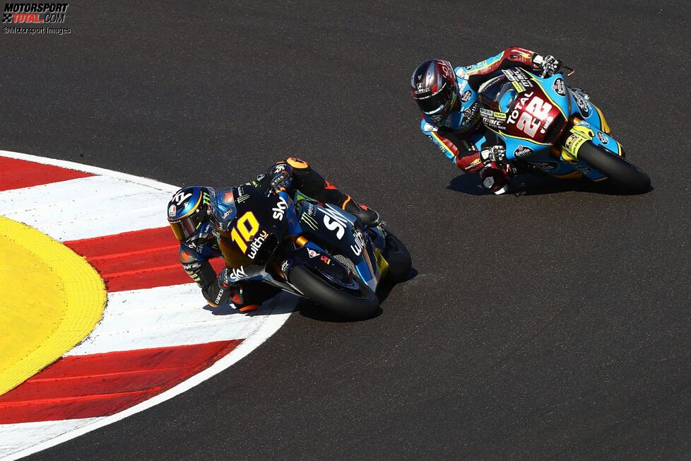 Luca Marini (VR46) und Sam Lowes (Marc VDS) 